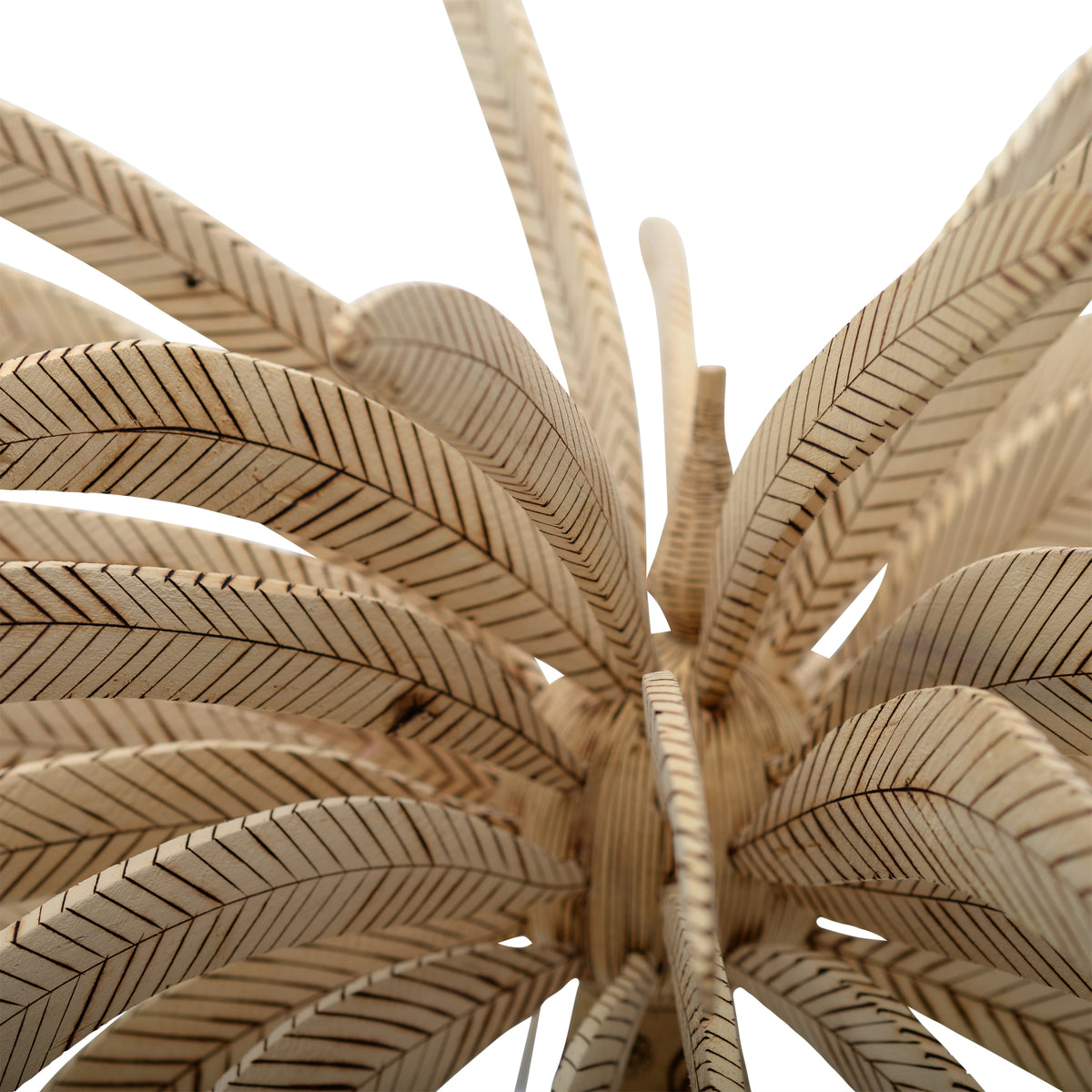 Whimsical palm sculpture