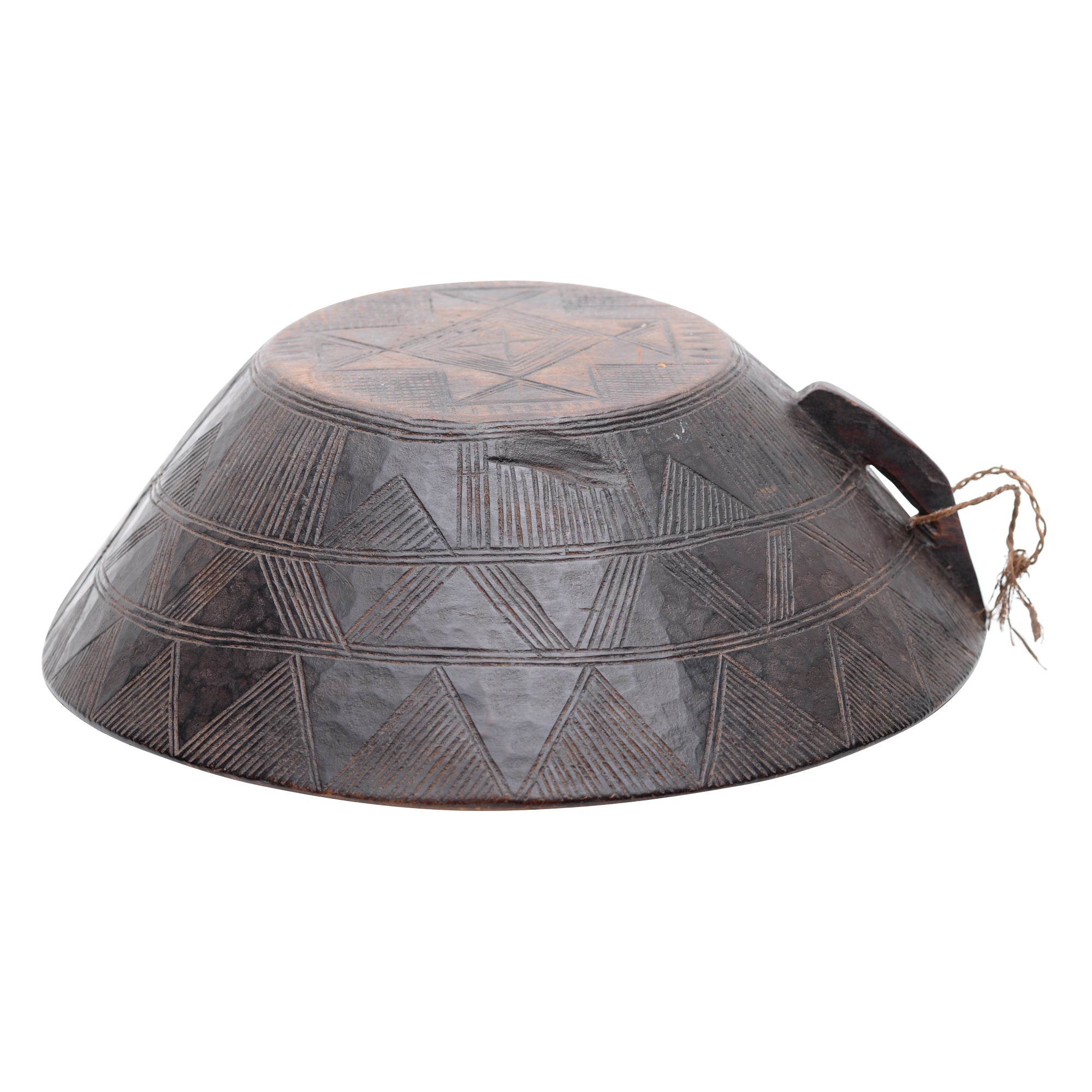 Hand carved wooden bowl