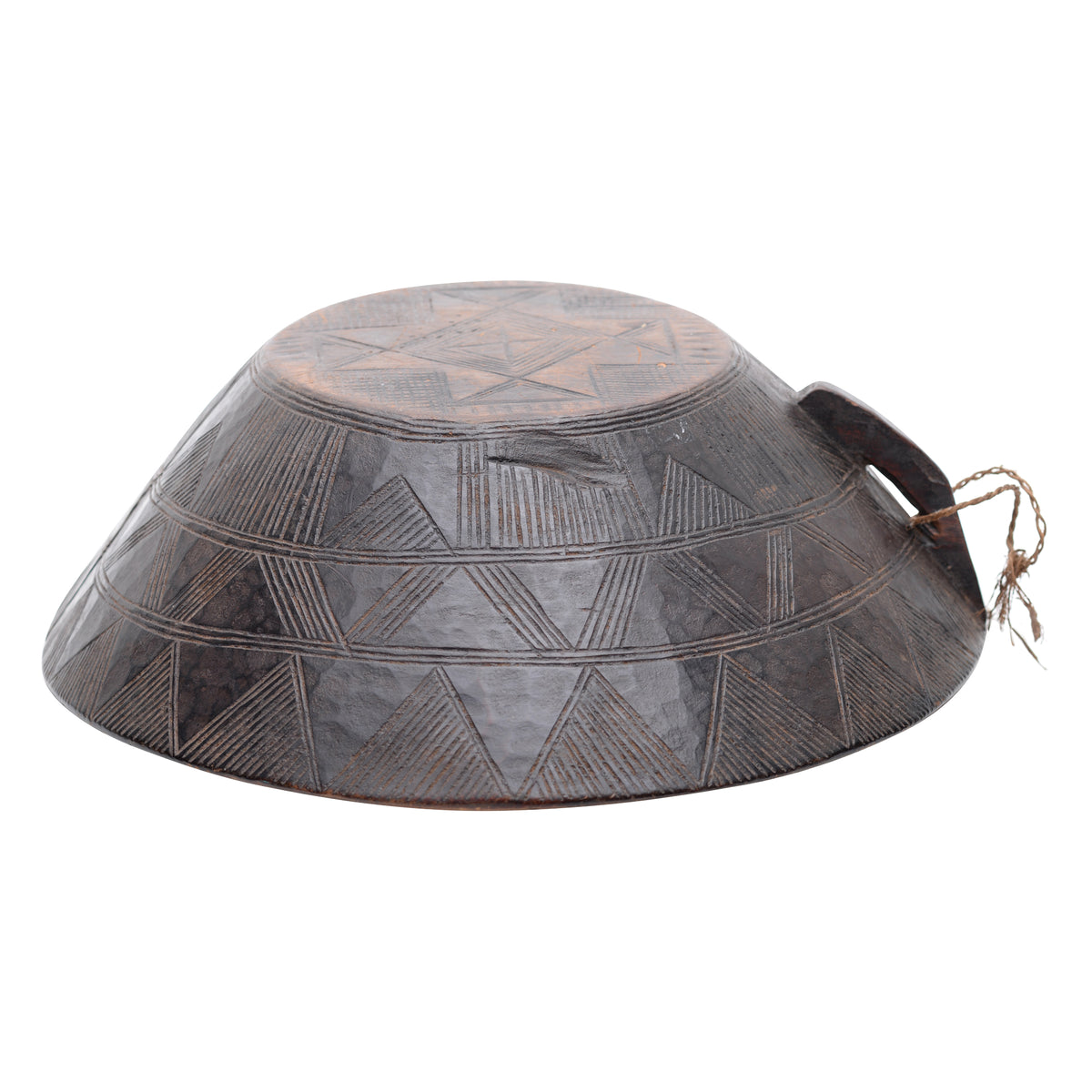 Hand carved wooden bowl