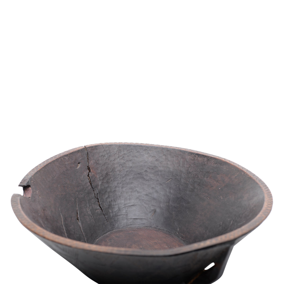 Hand carved wooden bowl