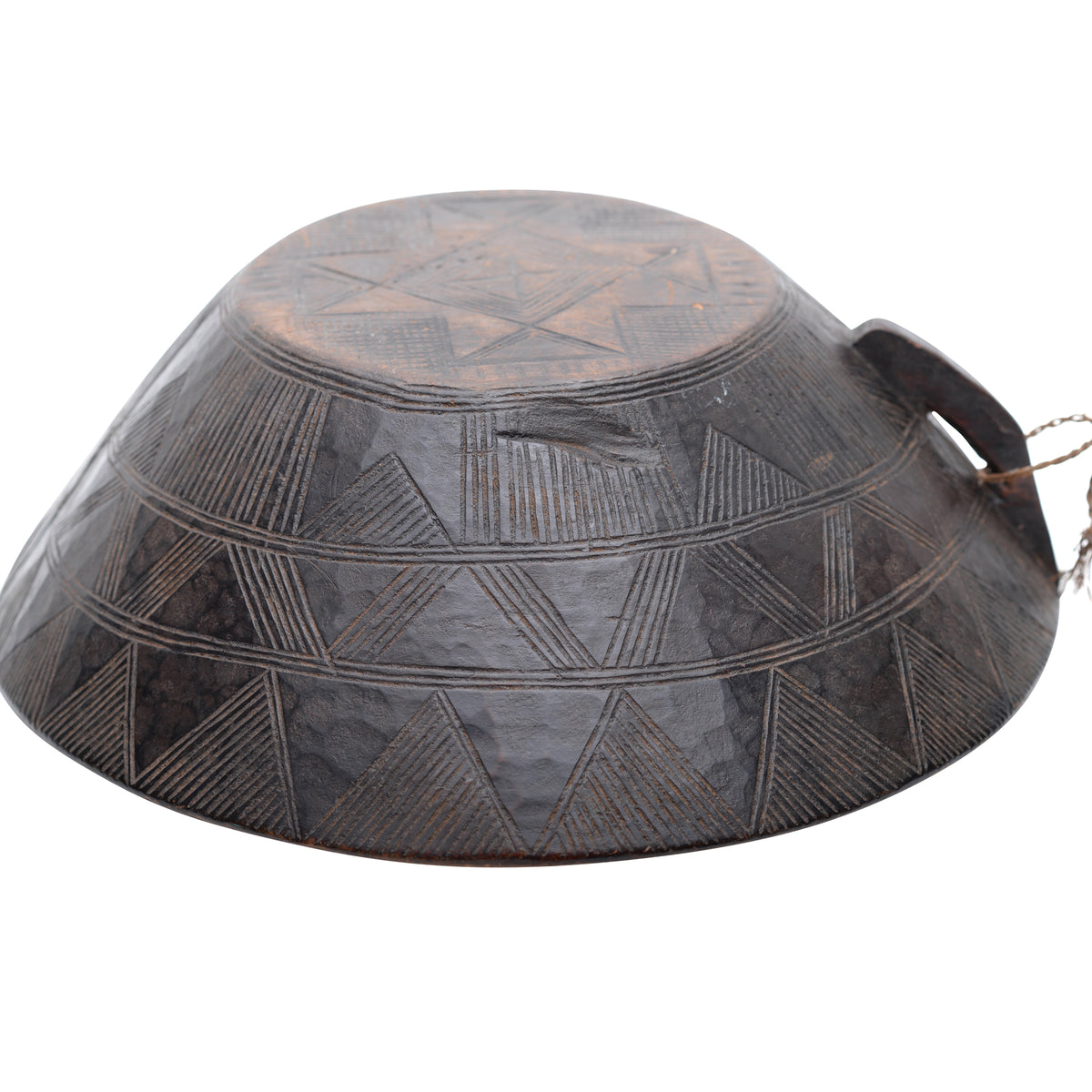 Hand carved wooden bowl