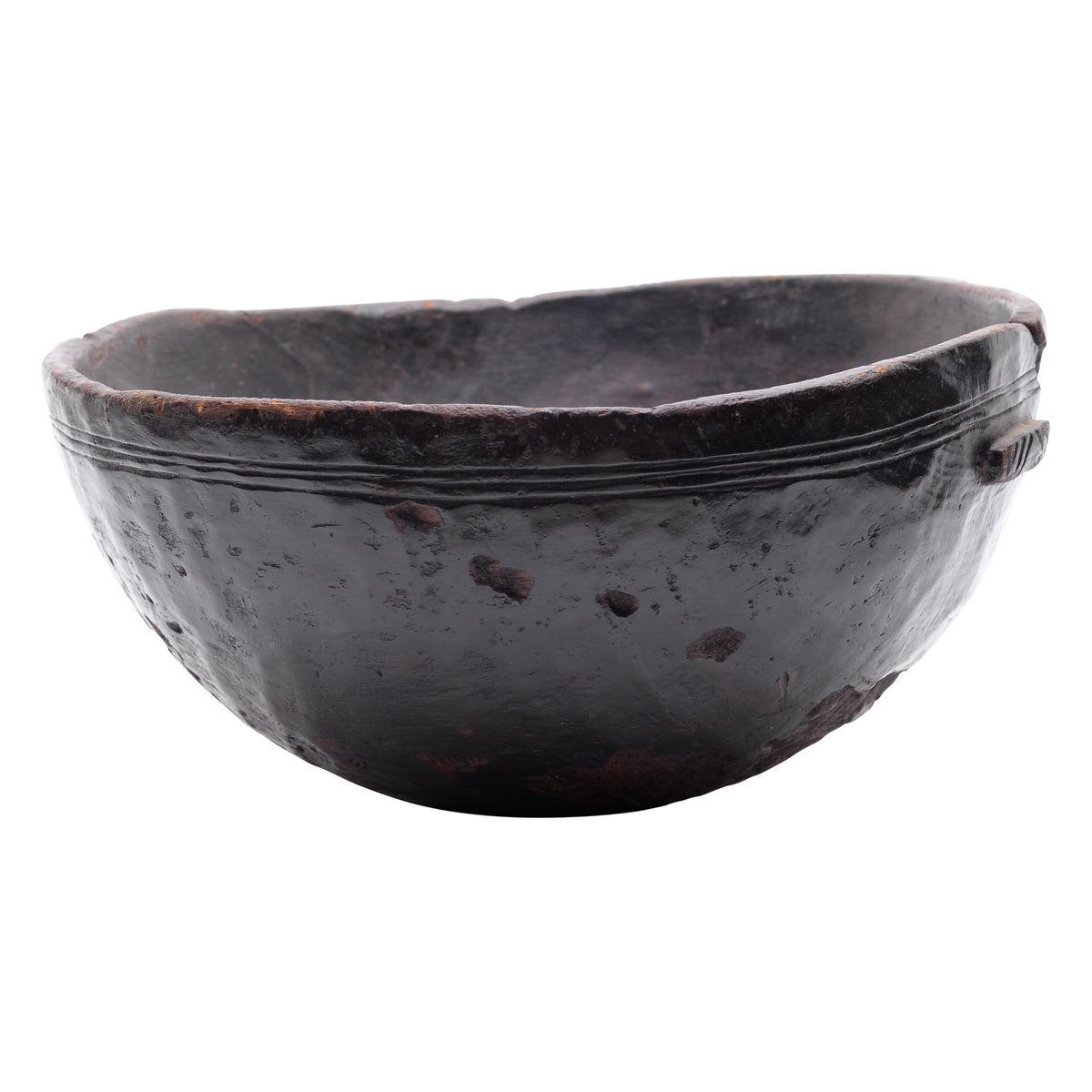 Hand carved wooden bowl