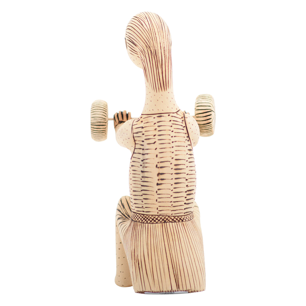 Whimsical folk art figure sculpture