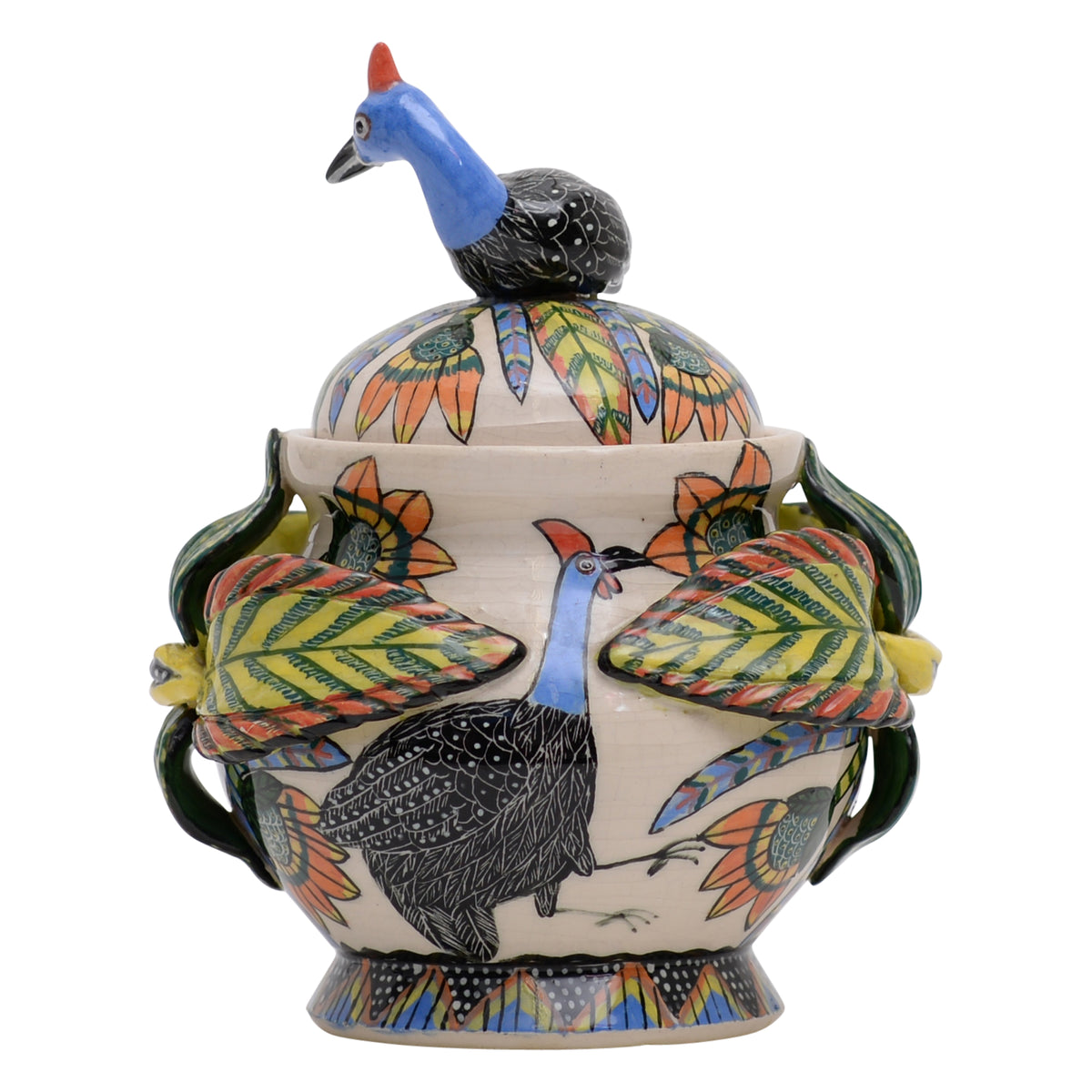 Guineafowl sugar bowl