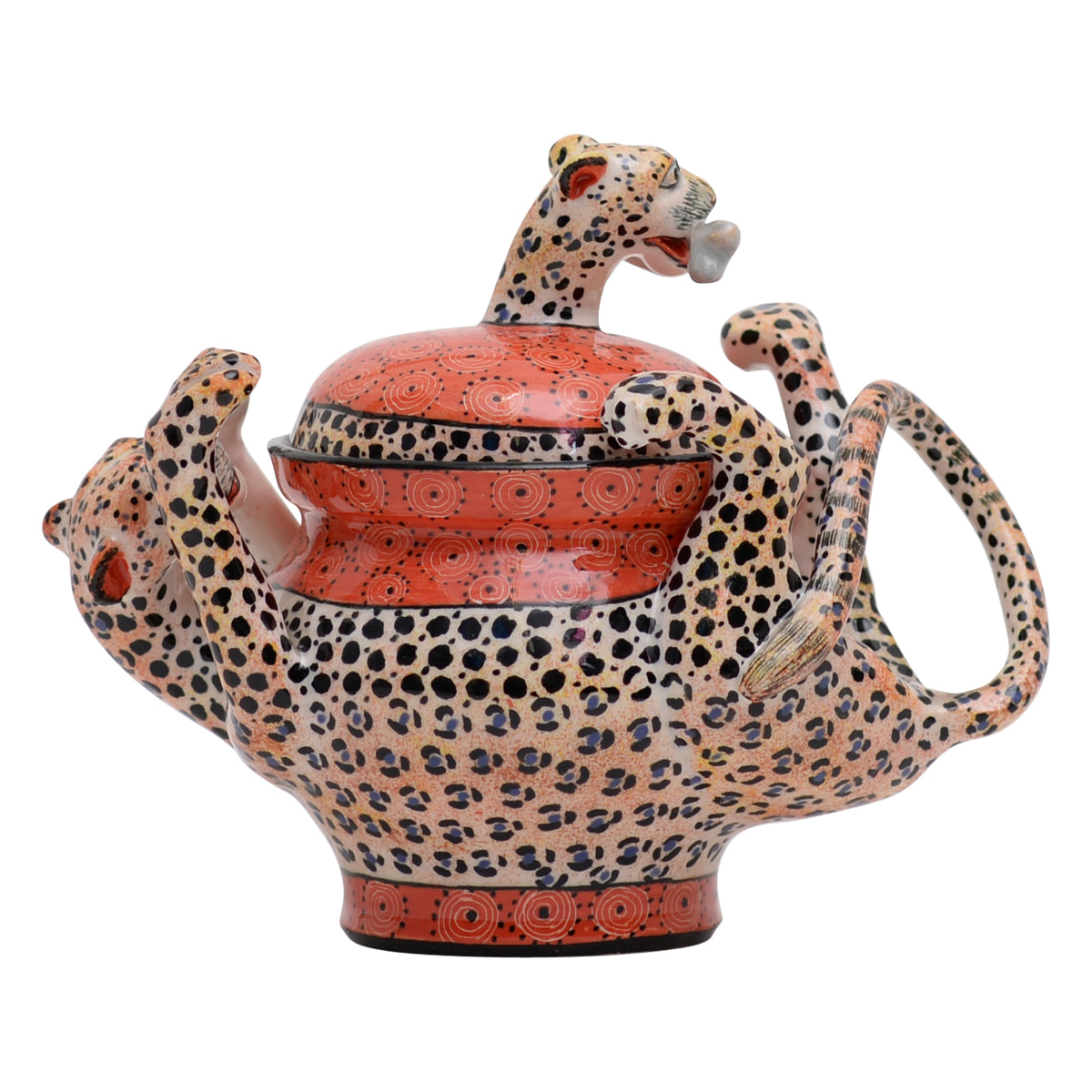 Leopard sugar pot