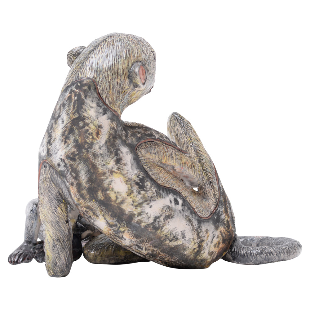 Mother monkey sculpture