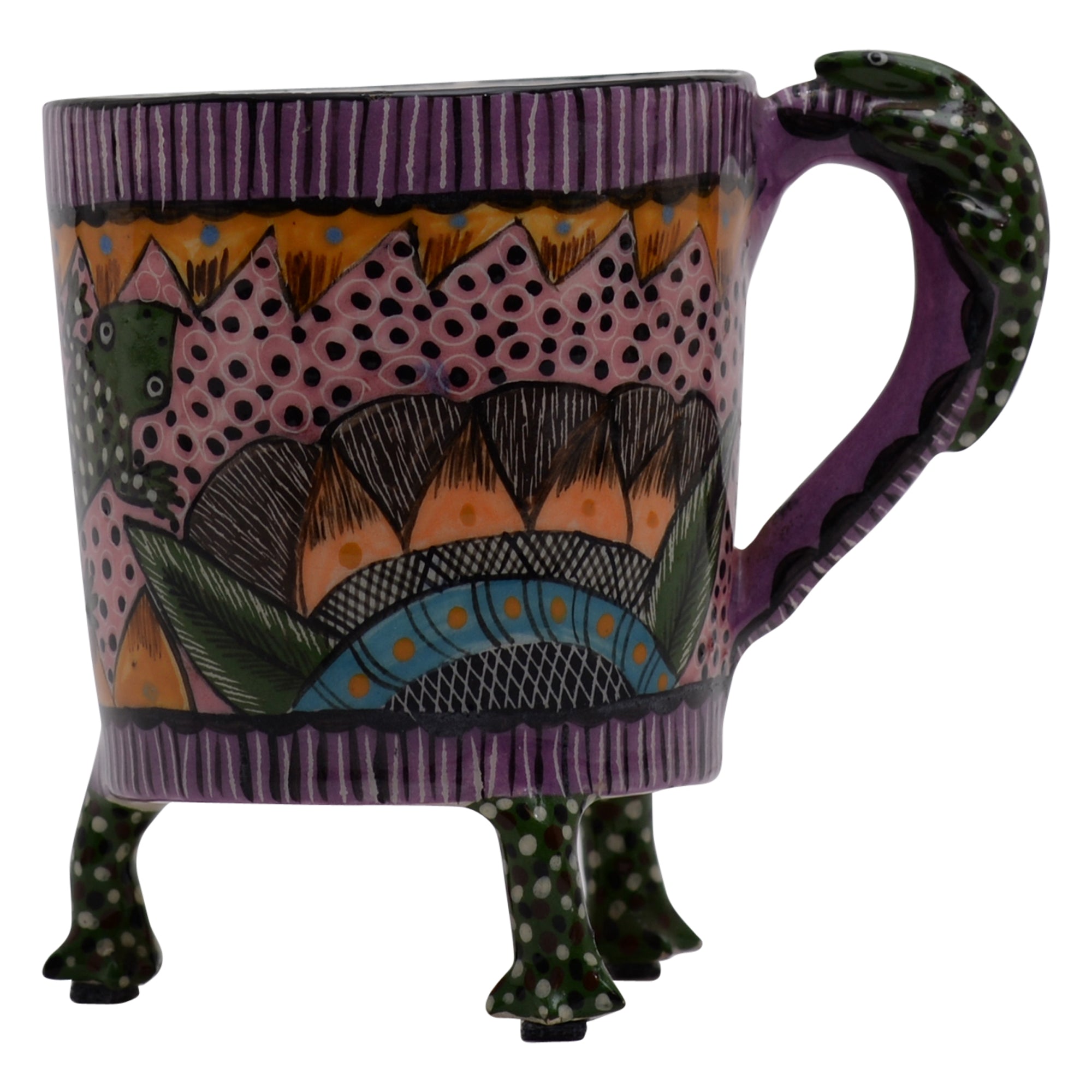 Three-fooed Lizard mug 