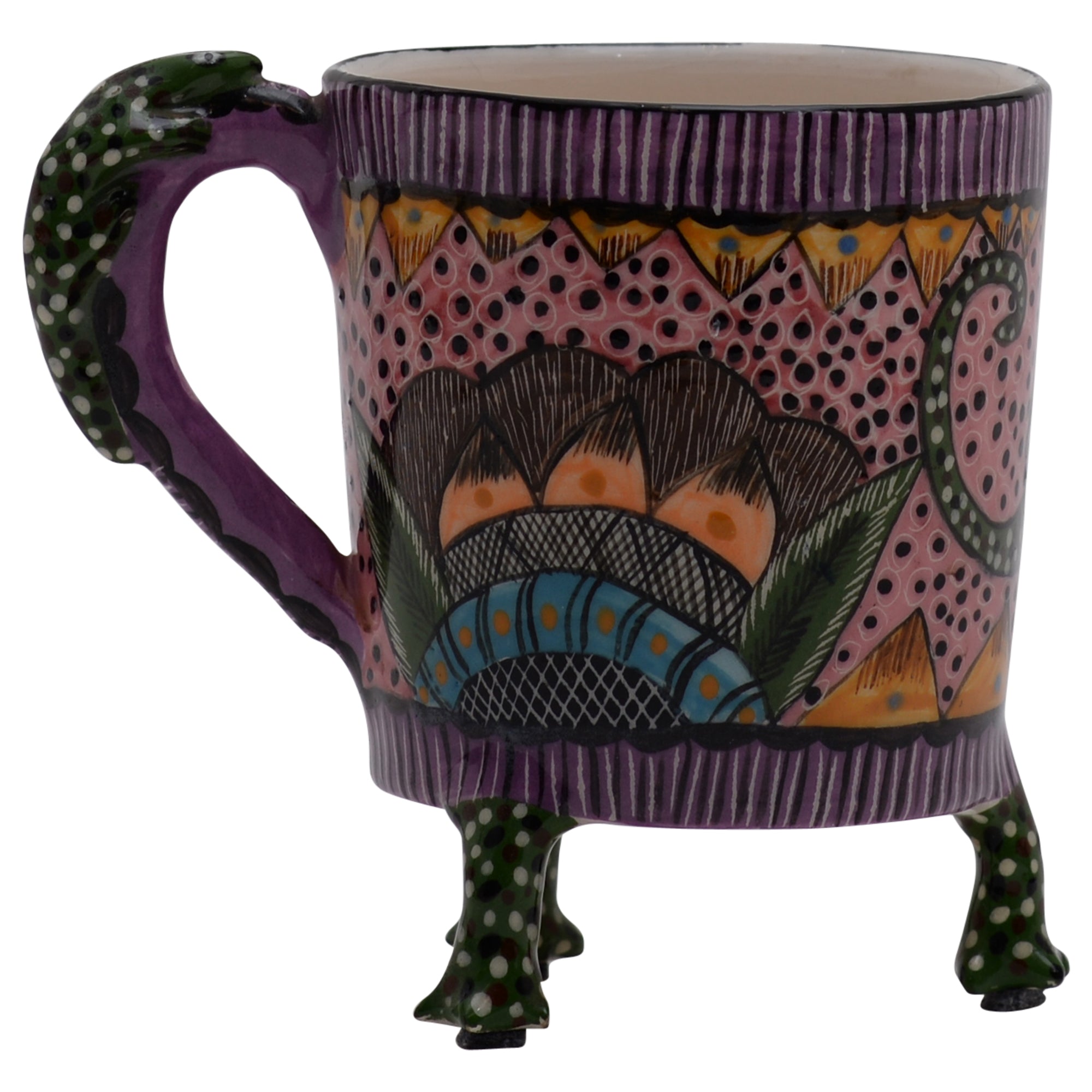 Three-fooed Lizard mug 