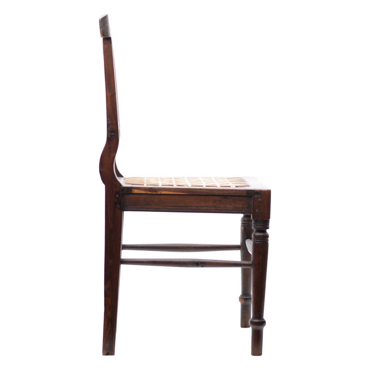 Wood with leather strips chair