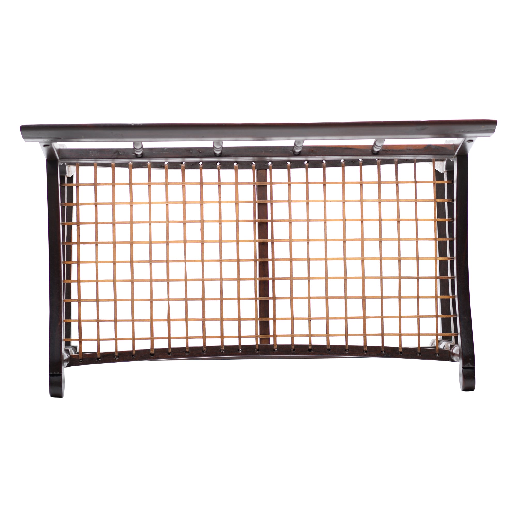 Wood with leather strips chair