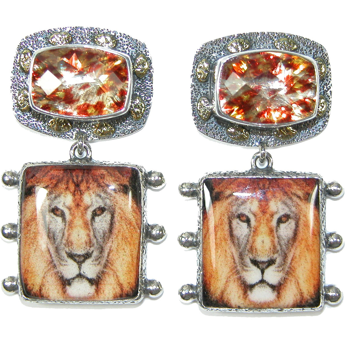 Lion earring