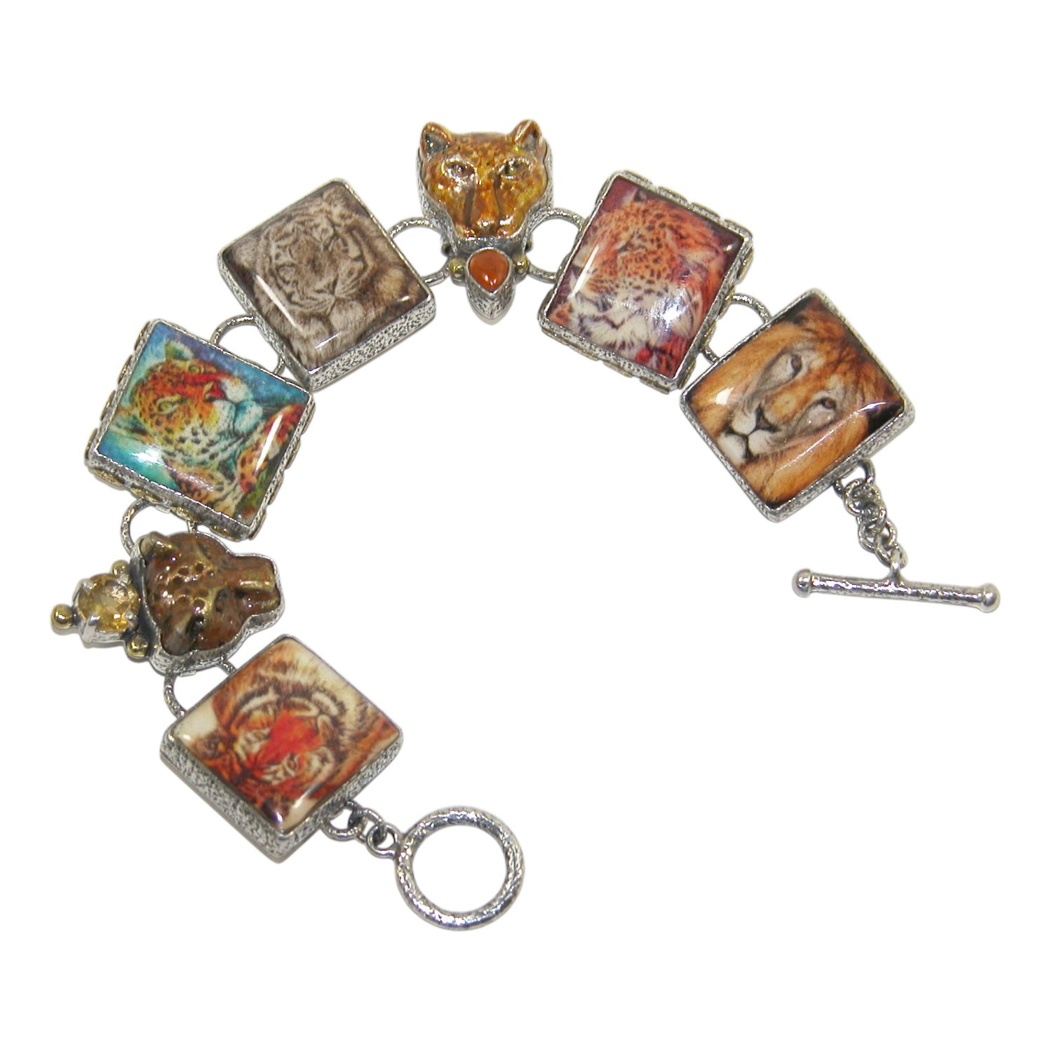 Wildcat tile bracelet