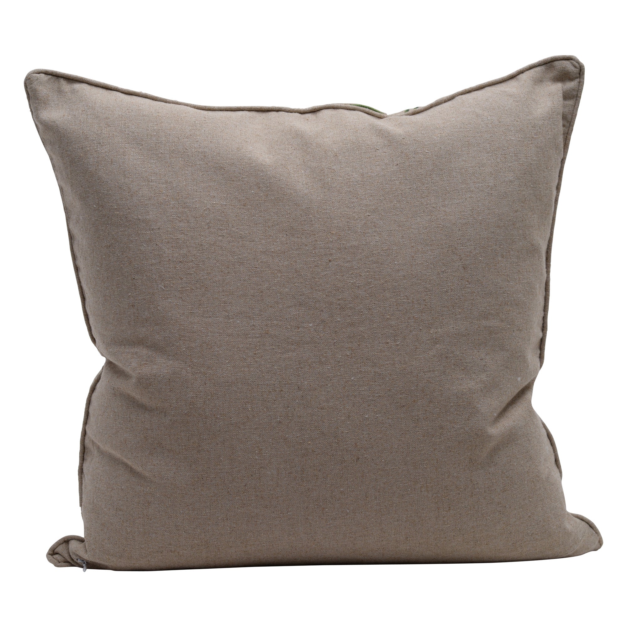 Linen zebra cushion