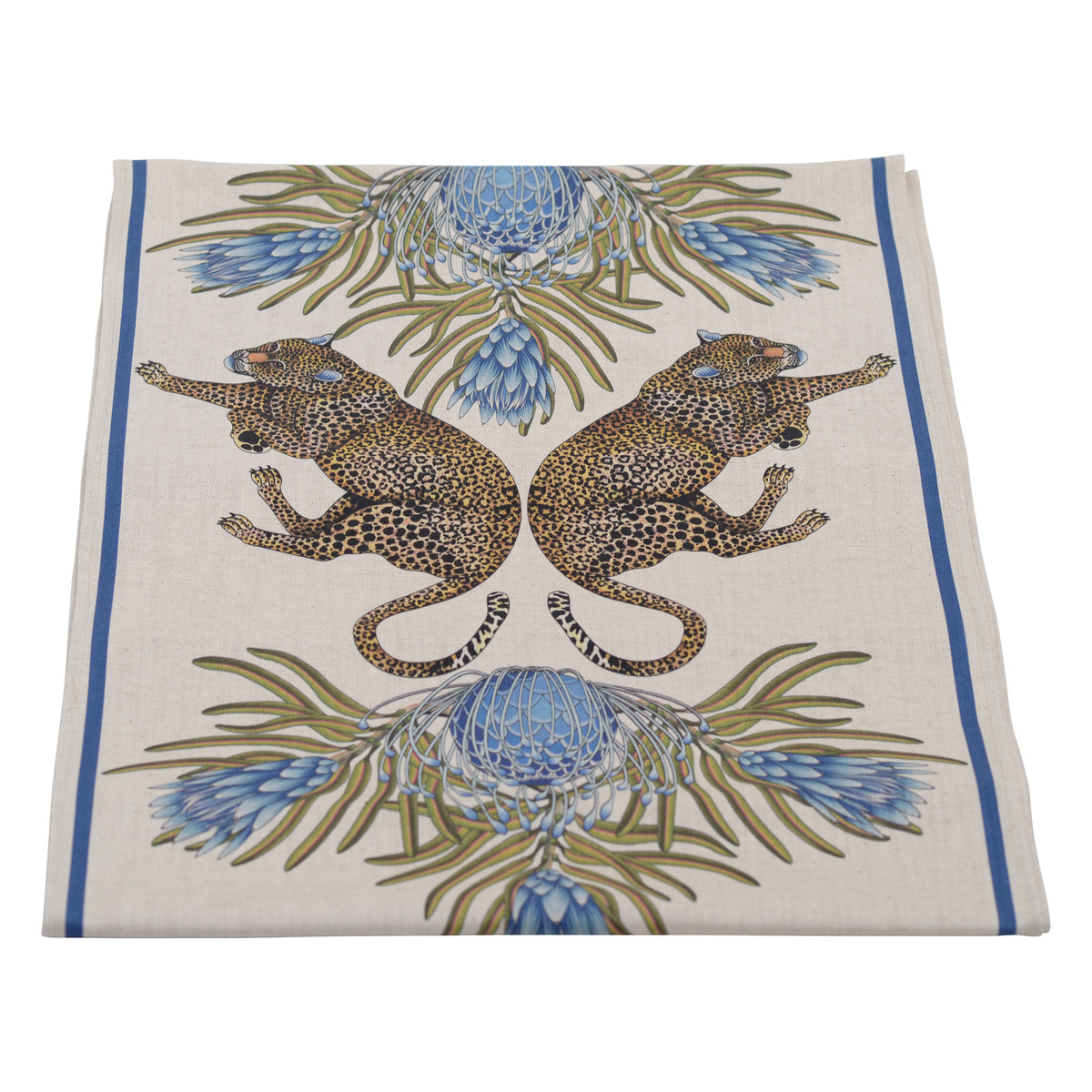 Leopard table runner