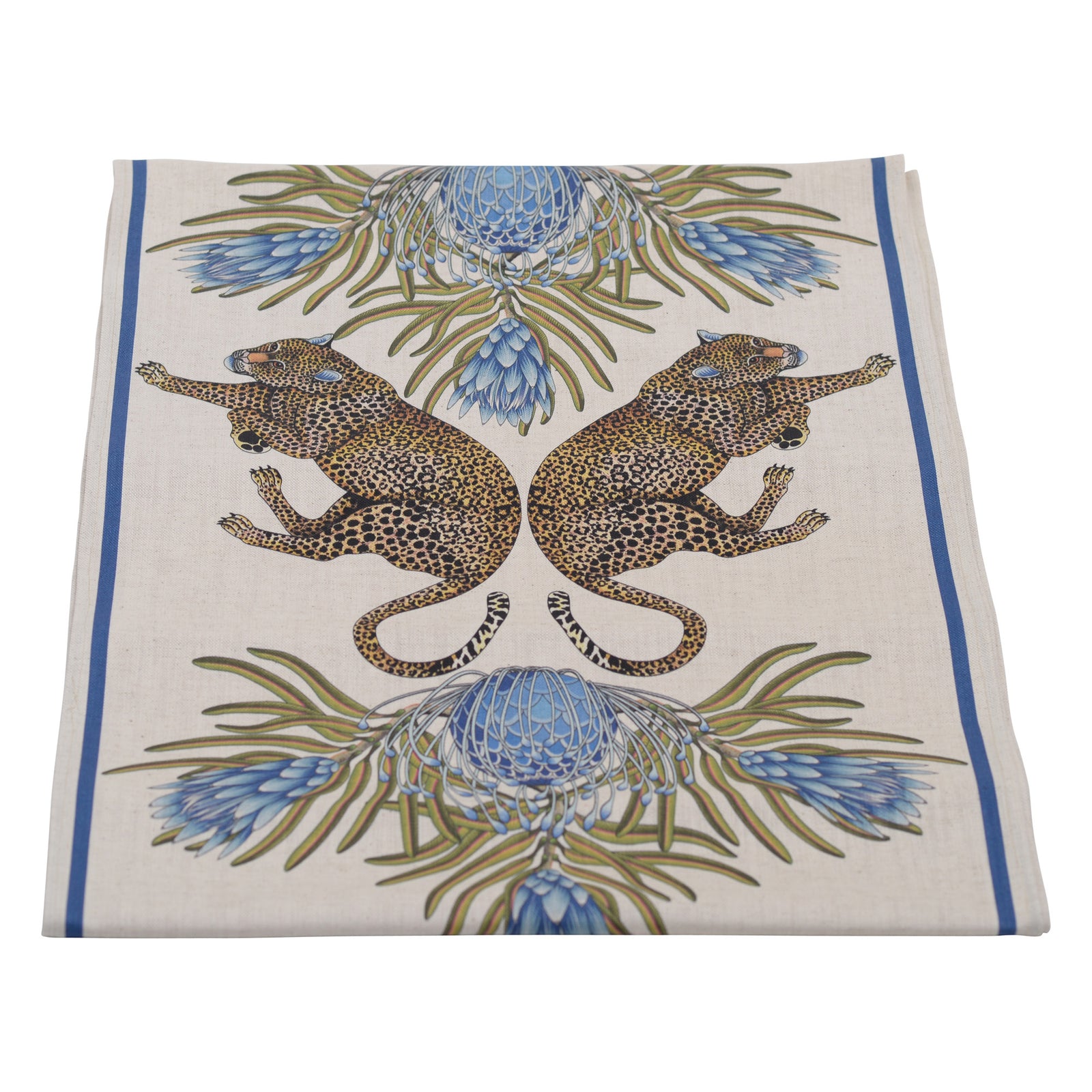Leopard table runner
