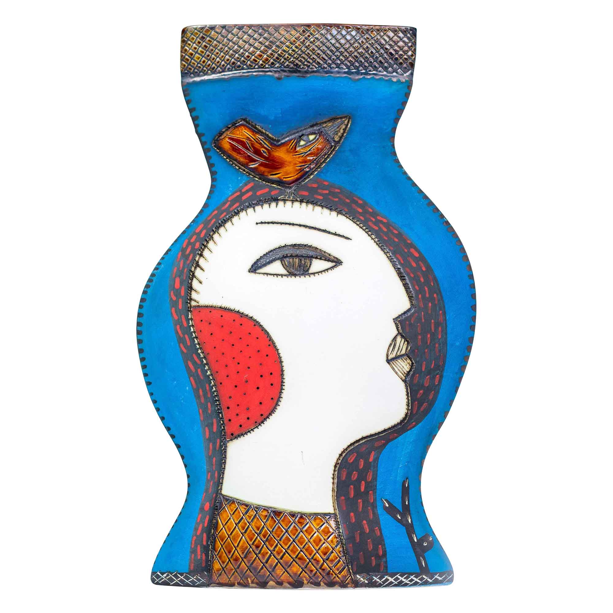 Midnight portrait vessel