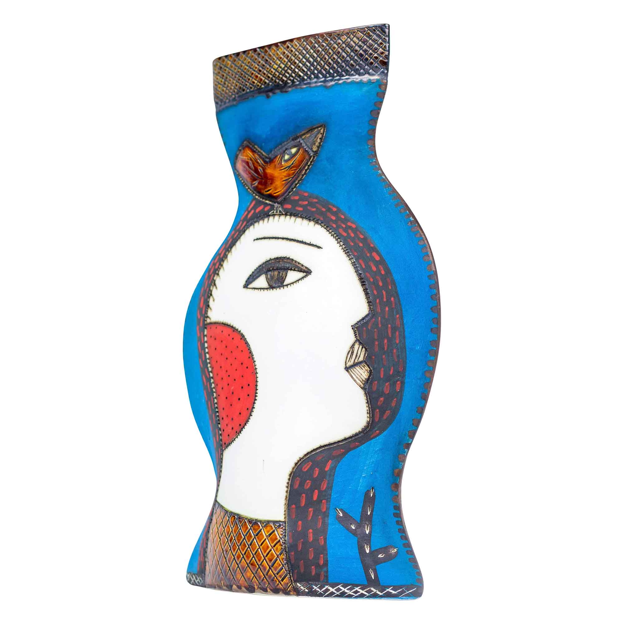 Midnight portrait vessel