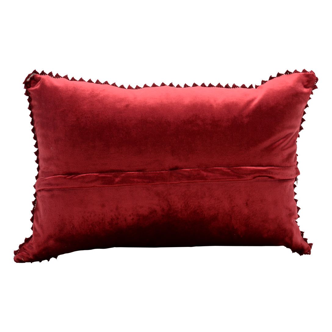 Moroccan silk cushion
