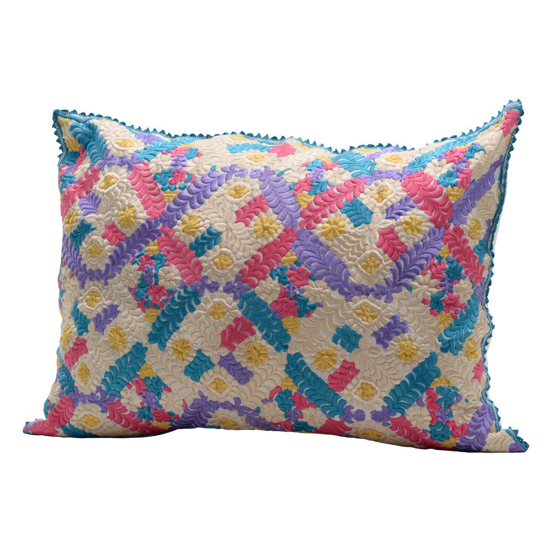 Moroccan silk cushion