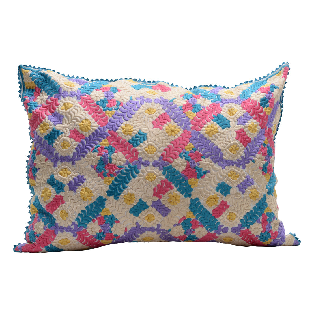 Moroccan silk cushion