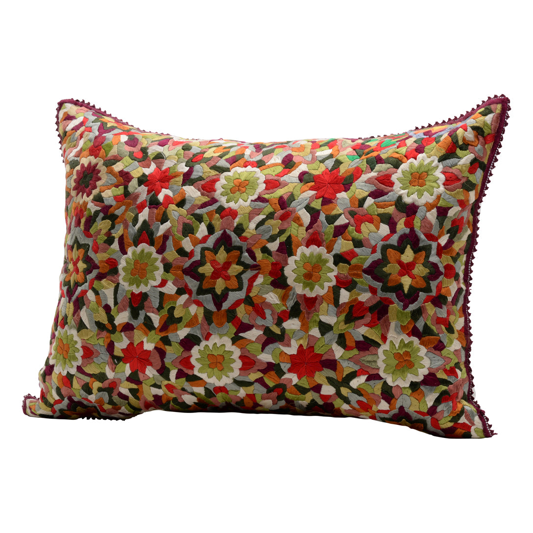 Moroccan silk cushion