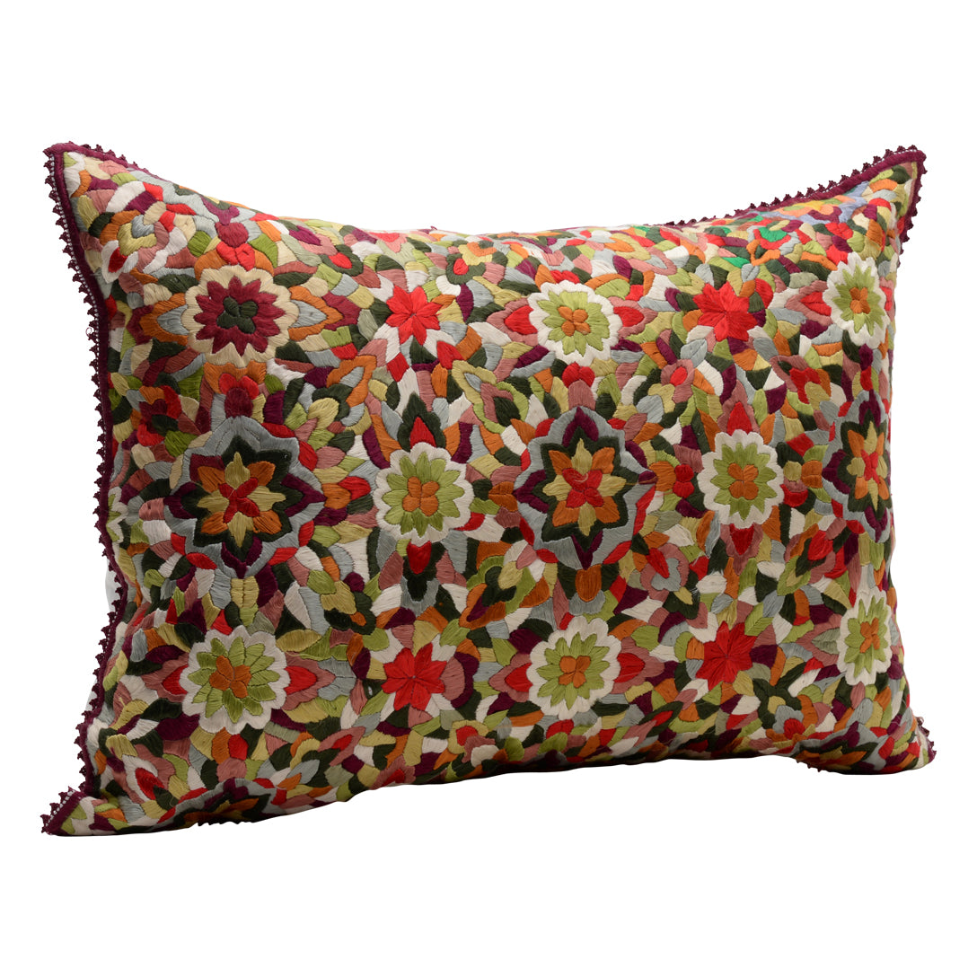 Moroccan silk cushion