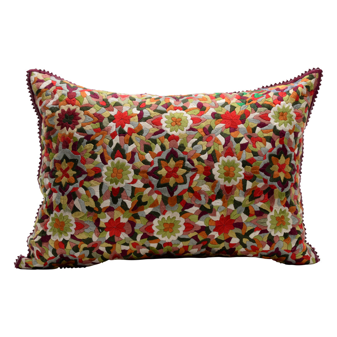 Moroccan silk cushion