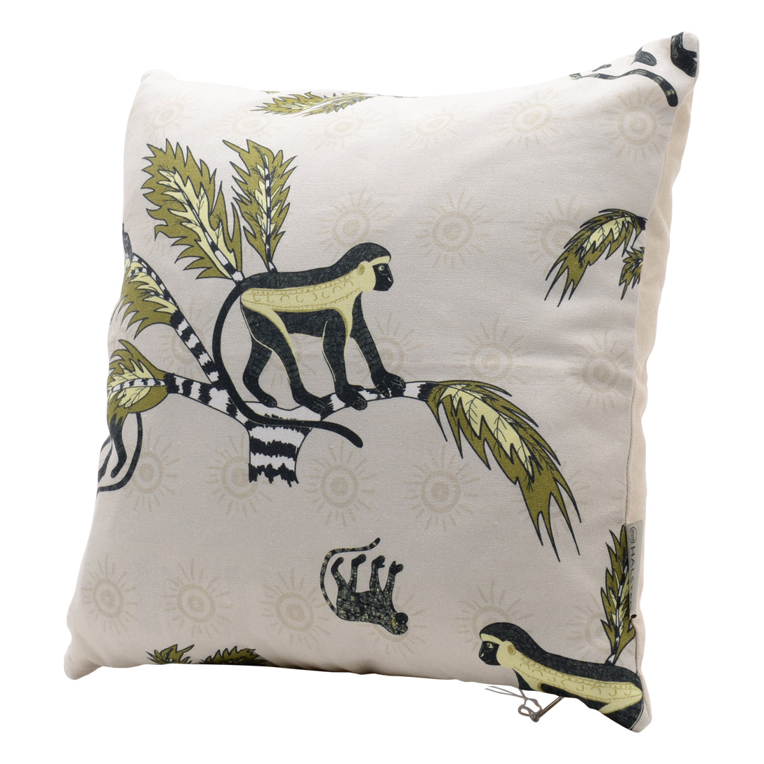 Monkey Palm Desert Spring Linen Pillow