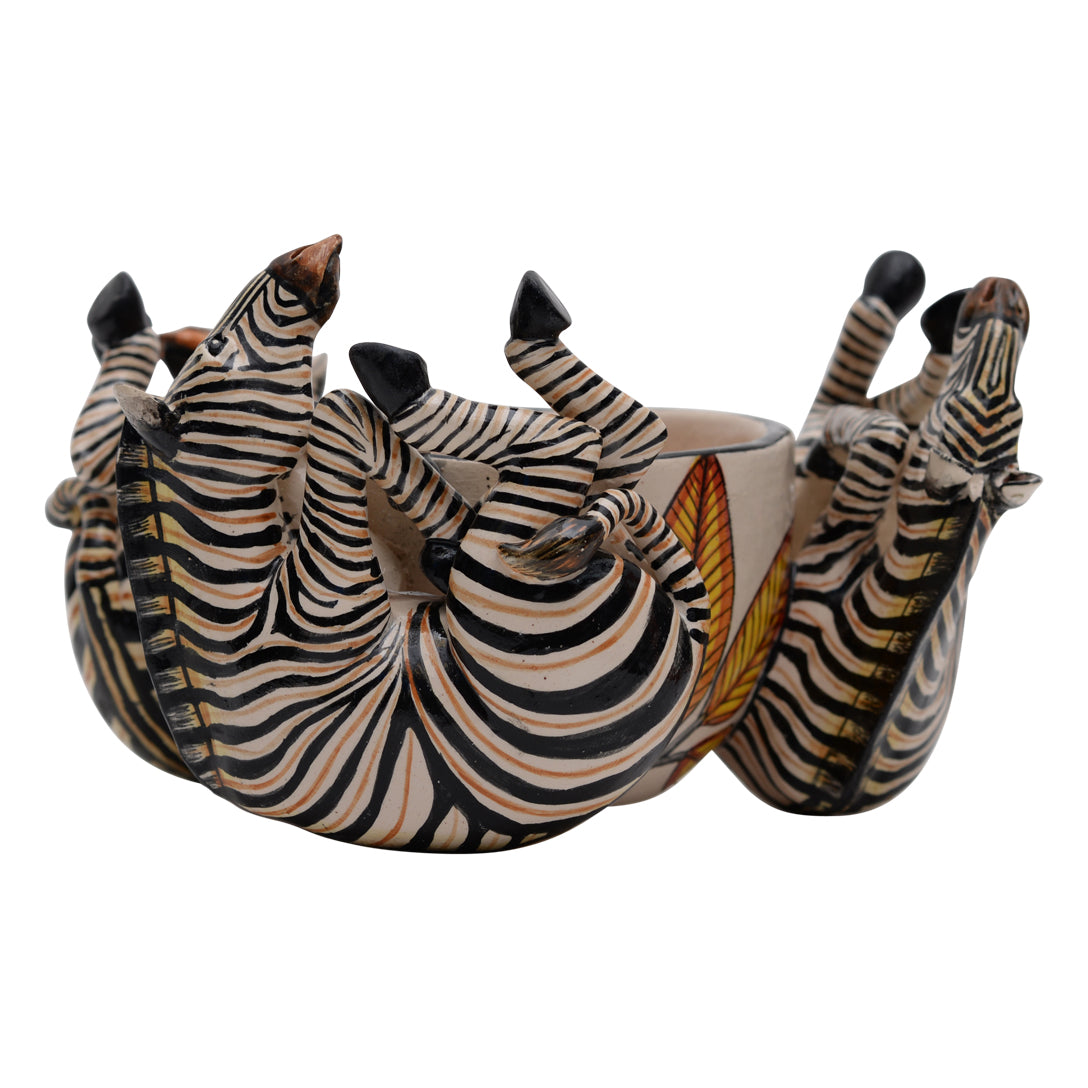 Zebra peanut bowl