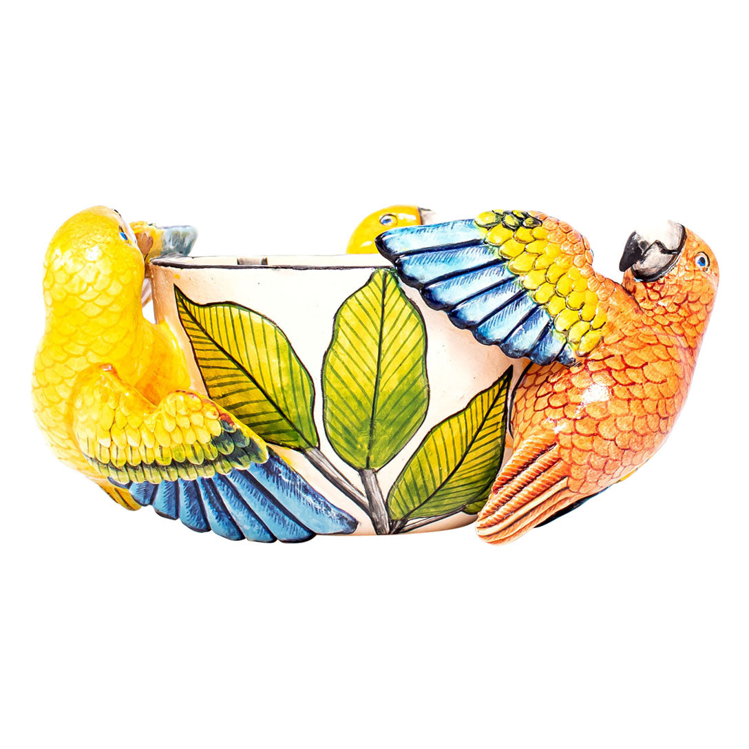 Parrot peanut bowl