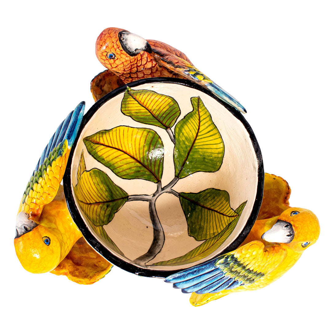 Parrot peanut bowl