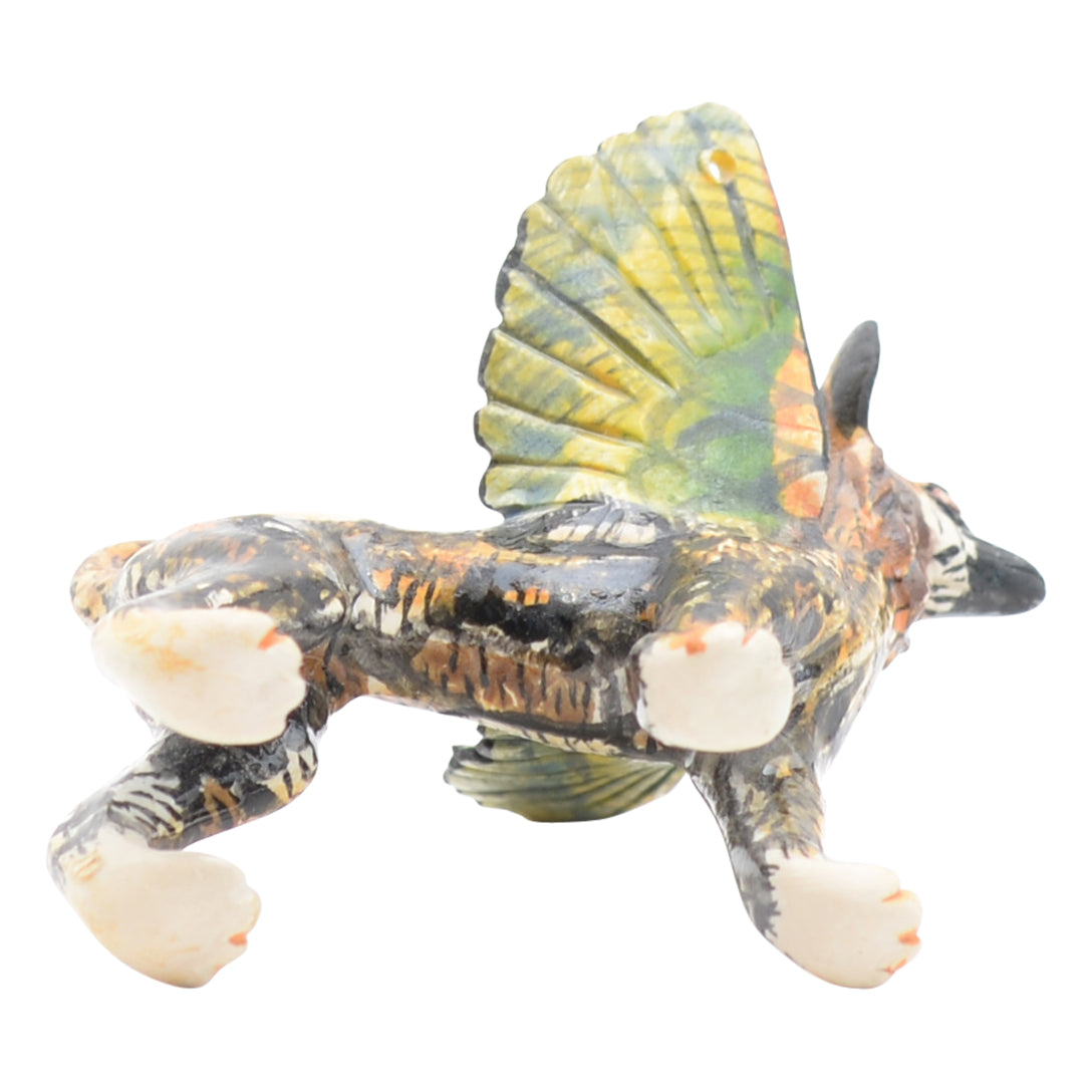 Angel wild dog sculpture