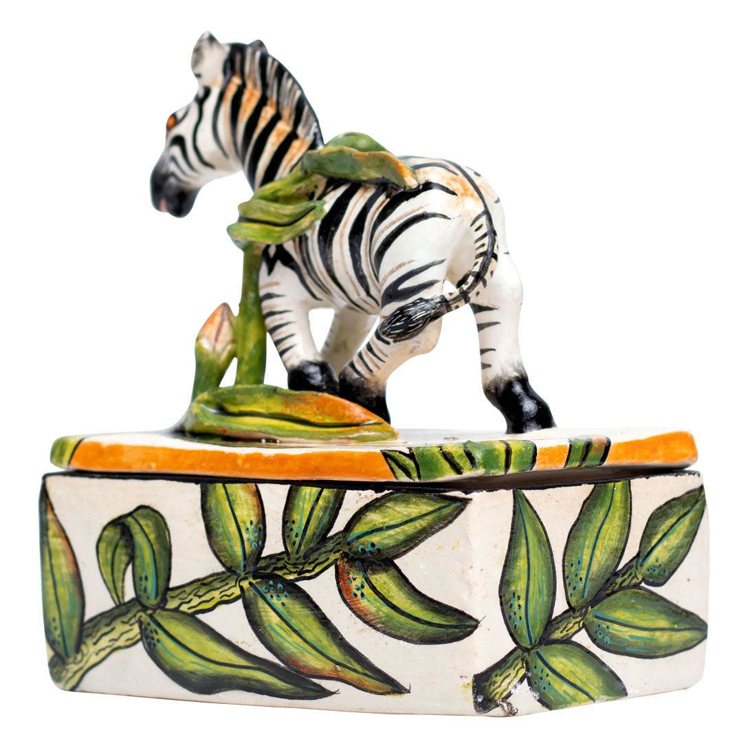 Zebra jewelry box