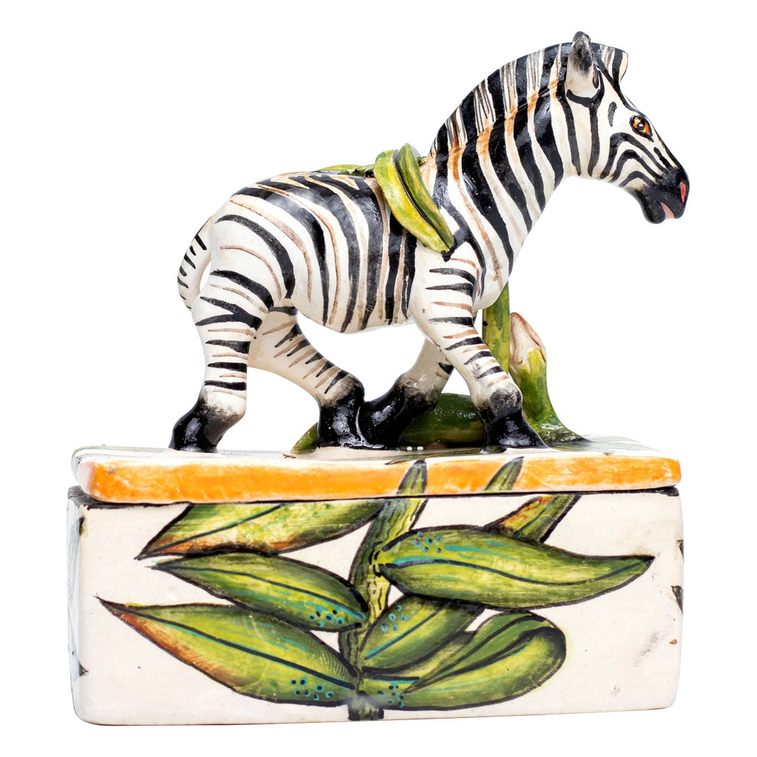 Zebra jewelry box