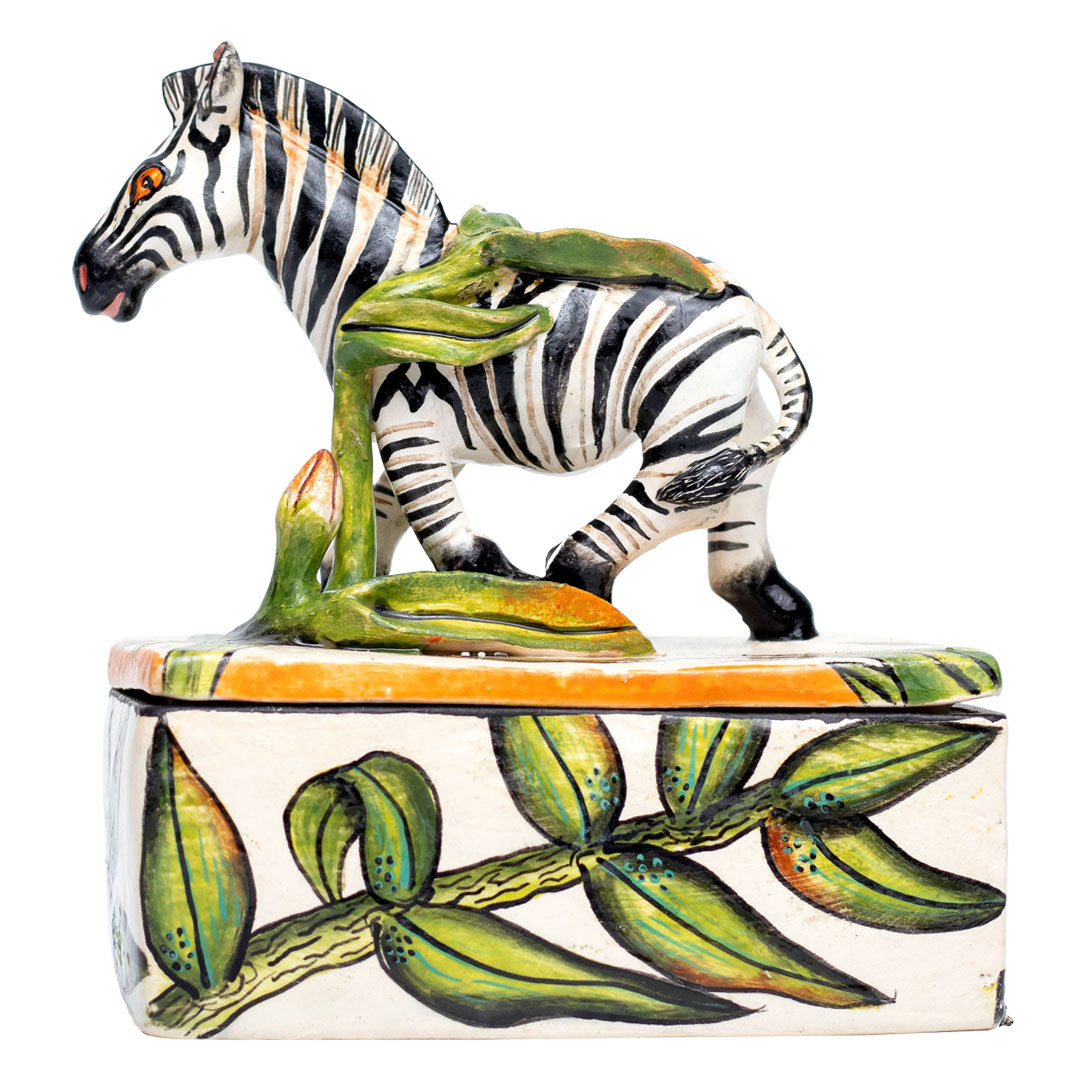 Zebra jewelry box