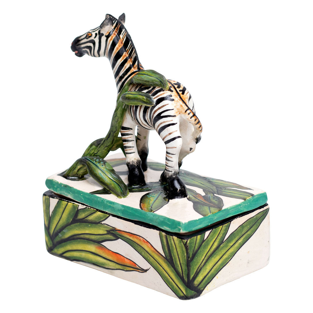 Zebra jewelry box