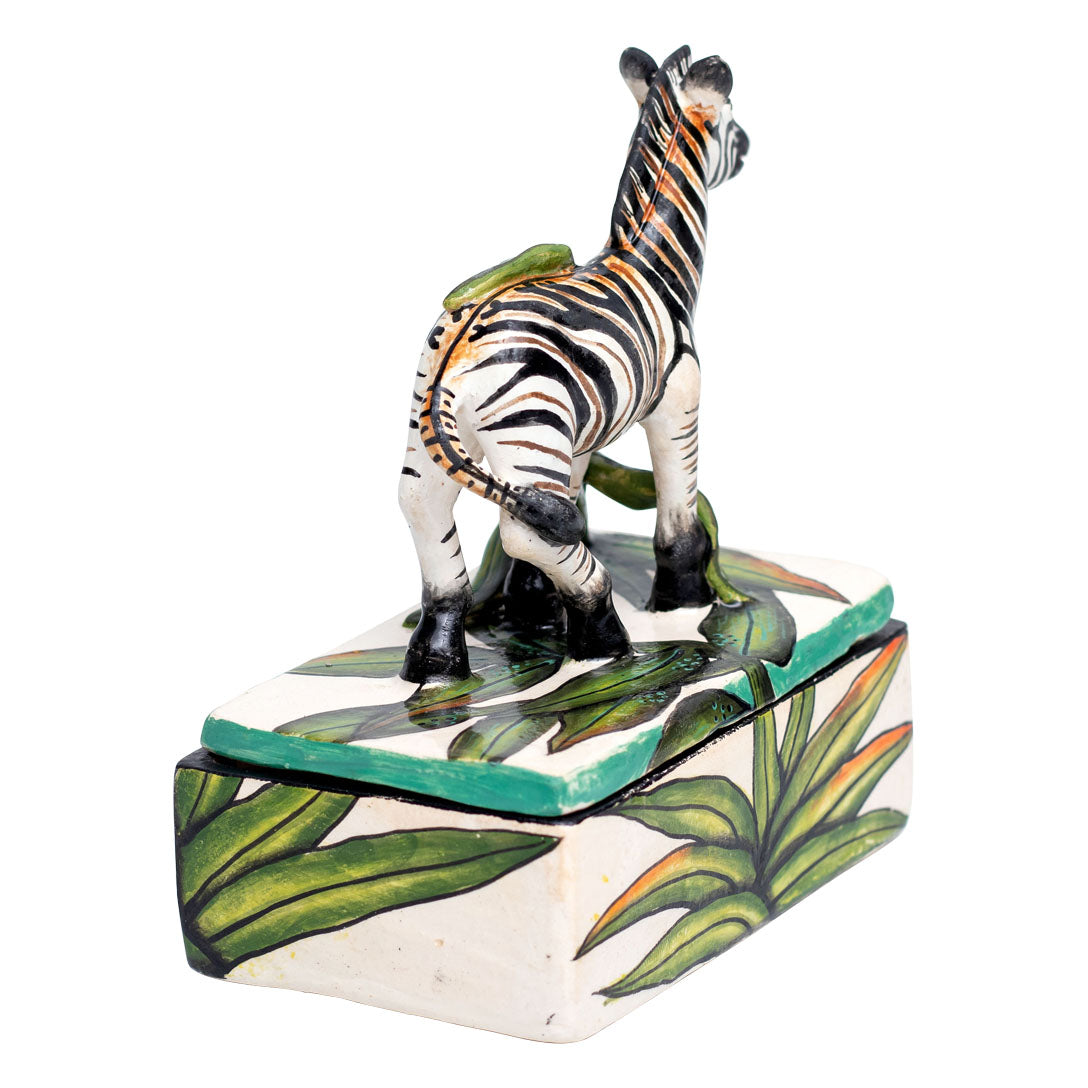 Zebra jewelry box