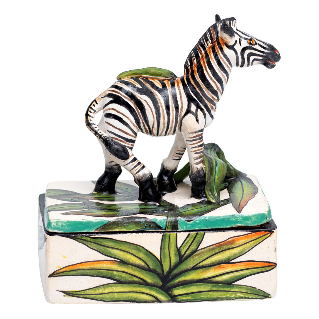 Zebra jewelry box