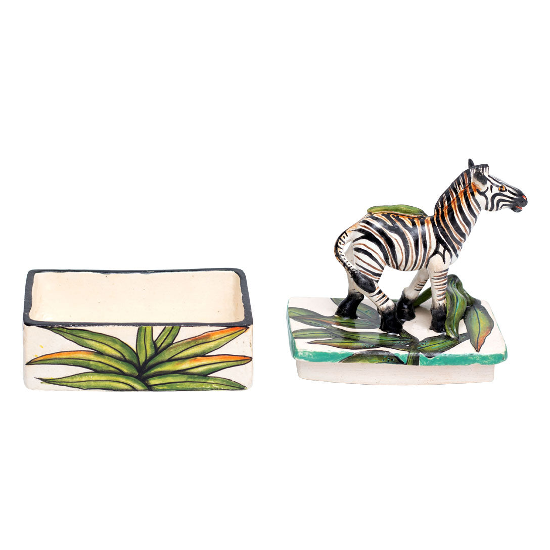 Zebra jewelry box