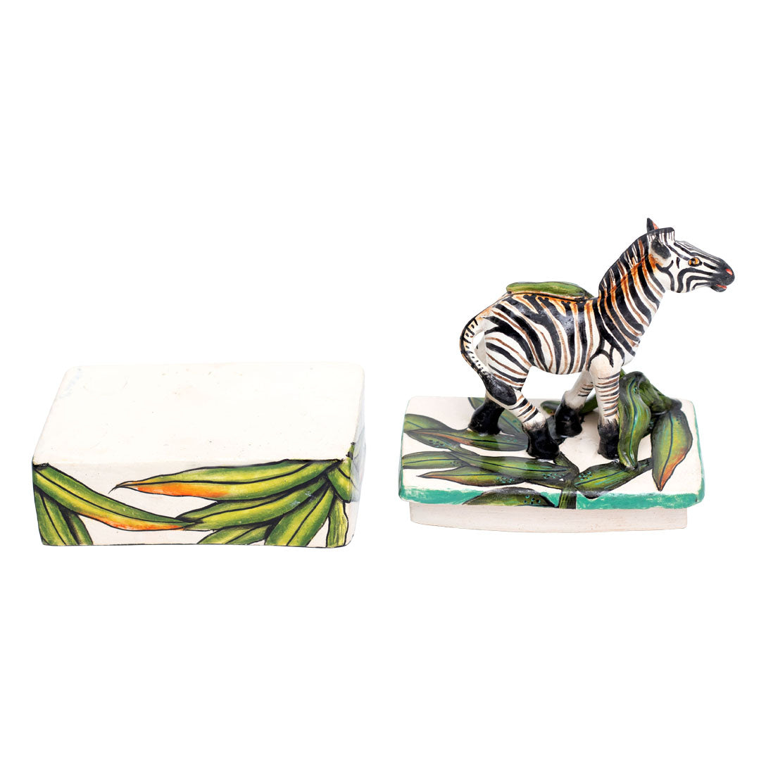 Zebra jewelry box