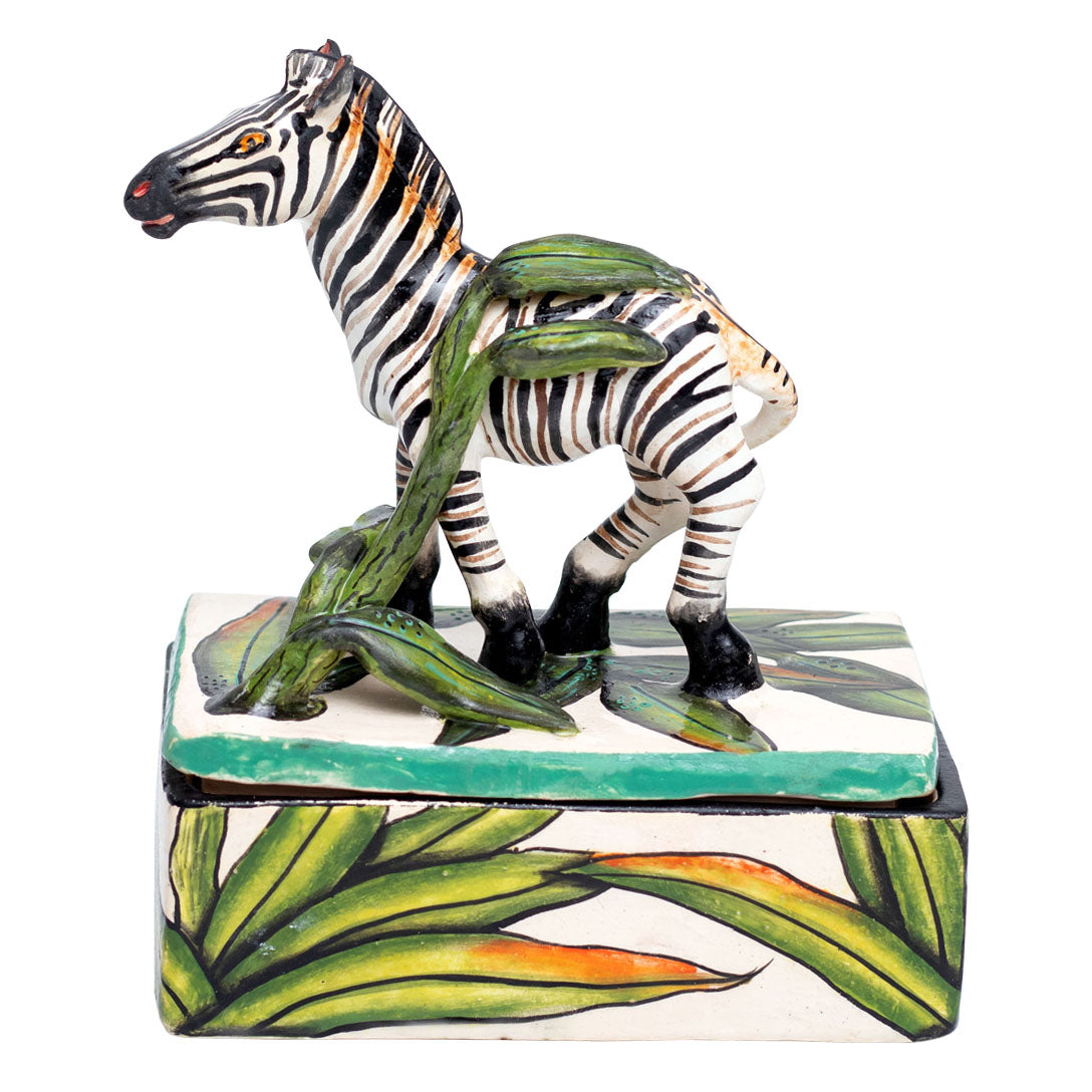 Zebra jewelry box