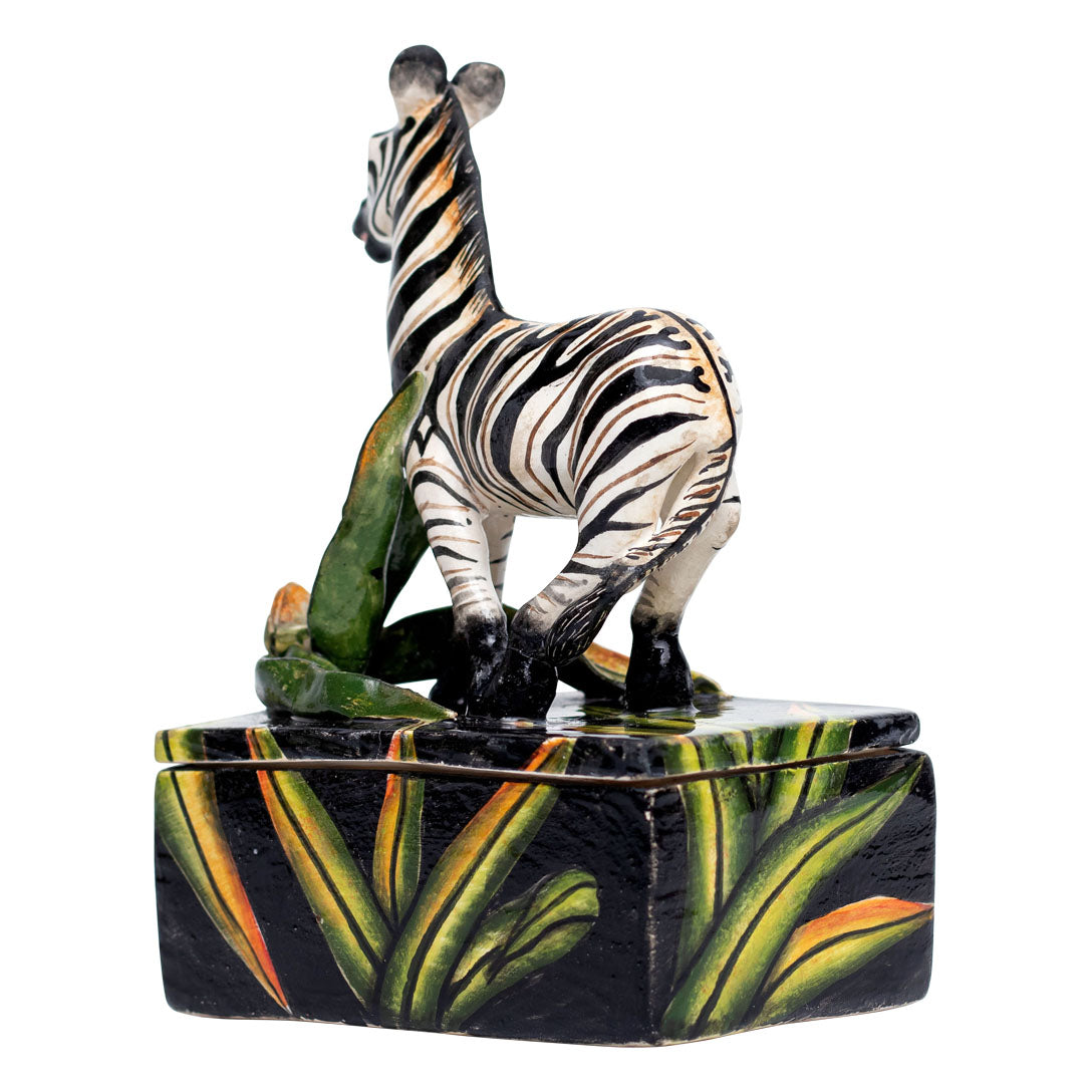 Zebra jewelry box