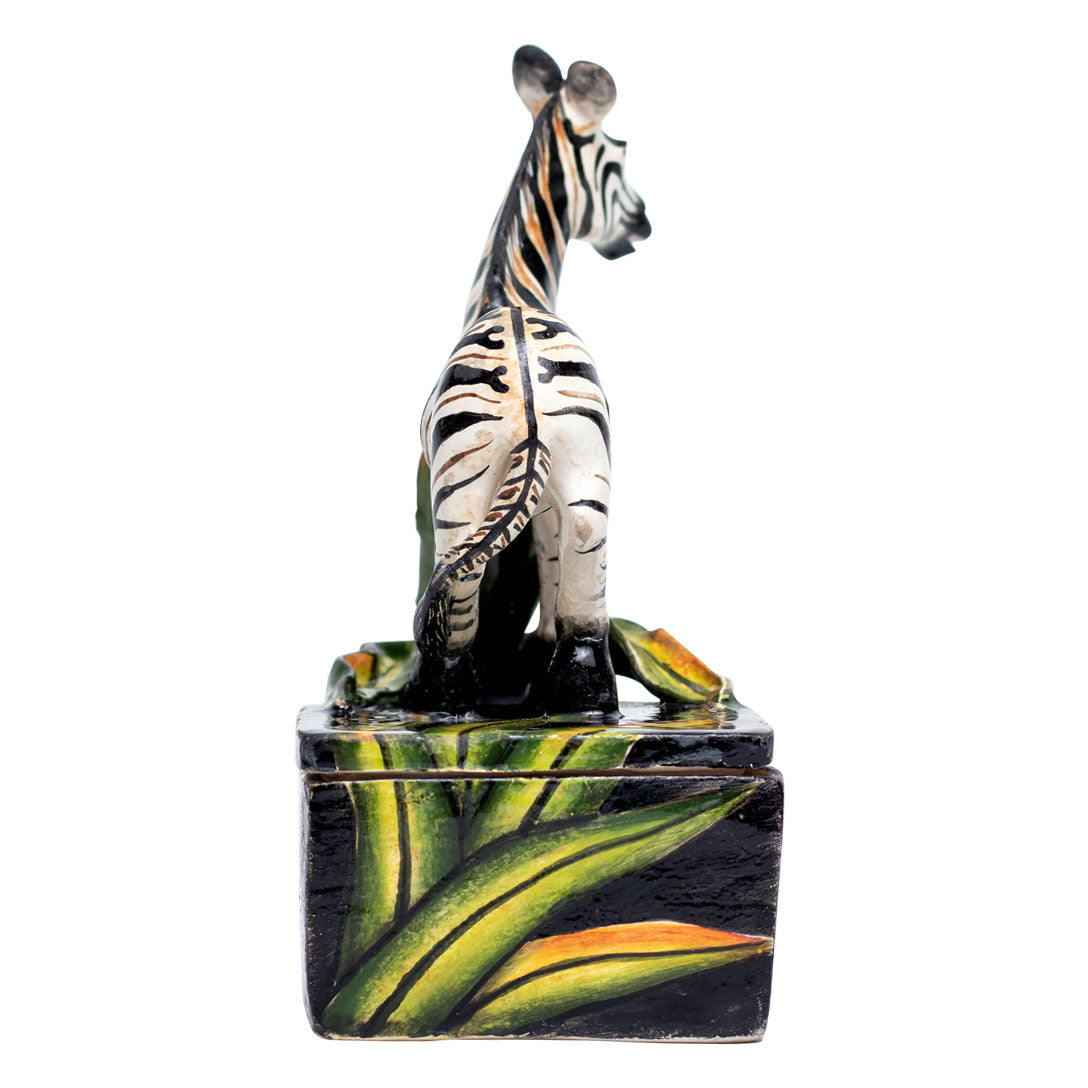 Zebra jewelry box