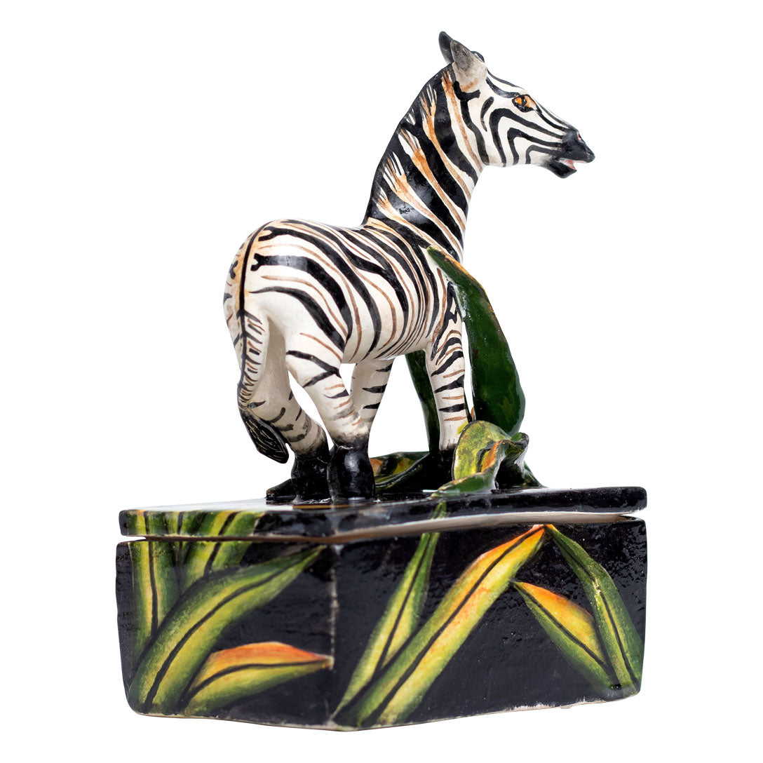 Zebra jewelry box