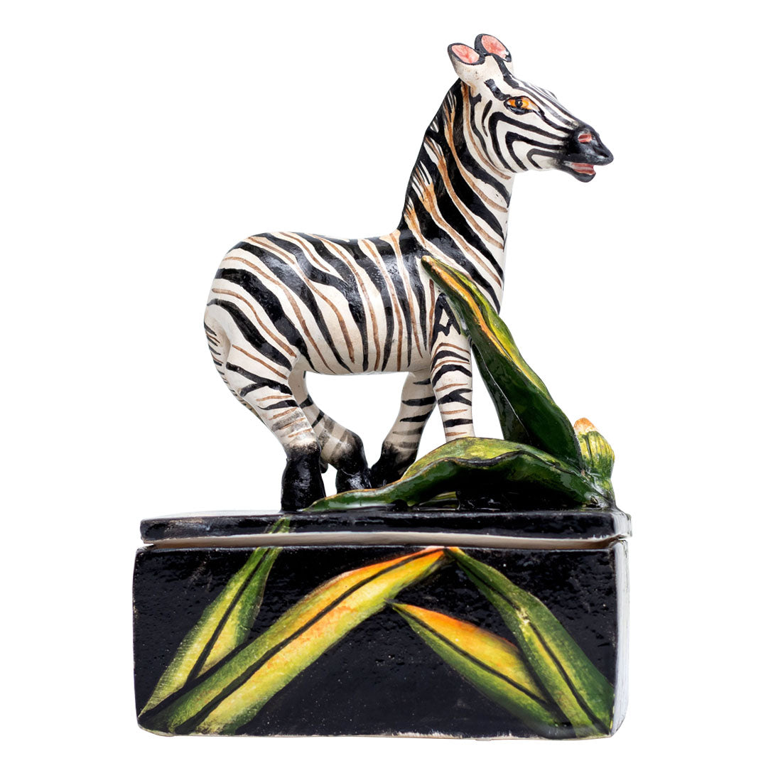 Zebra jewelry box