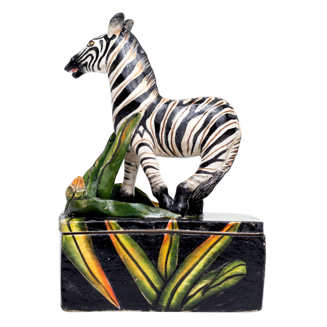 Zebra jewelry box