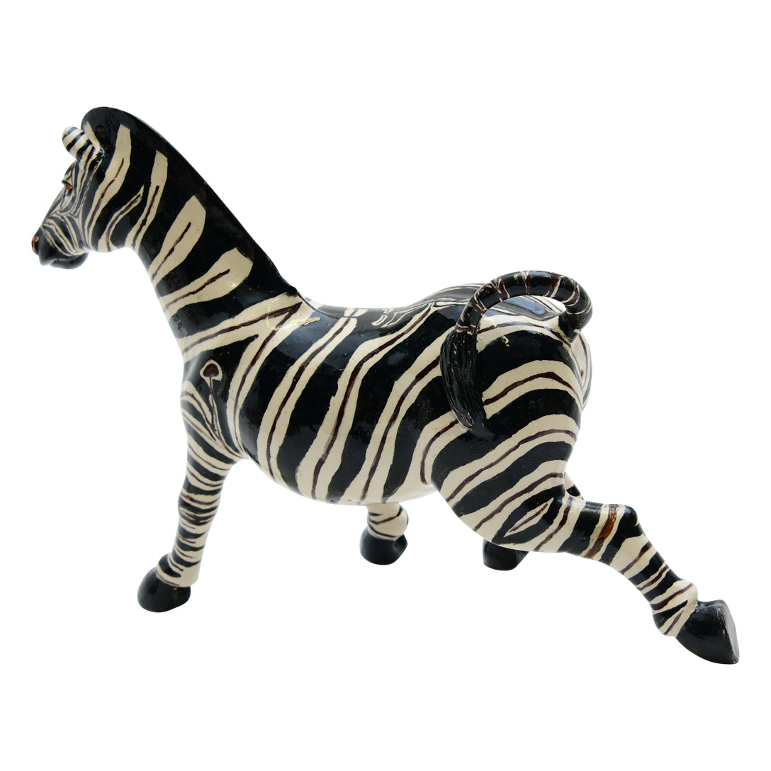 Zebra sculpture