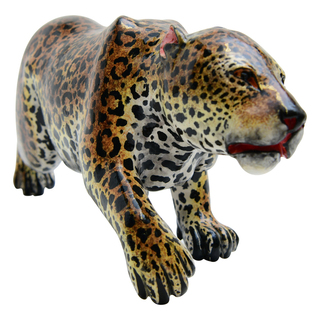 Leopard sculpture