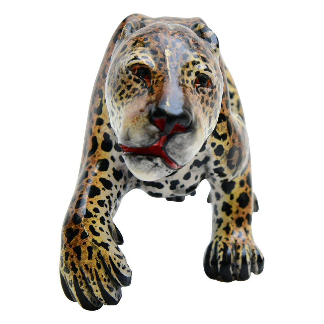 Leopard sculpture