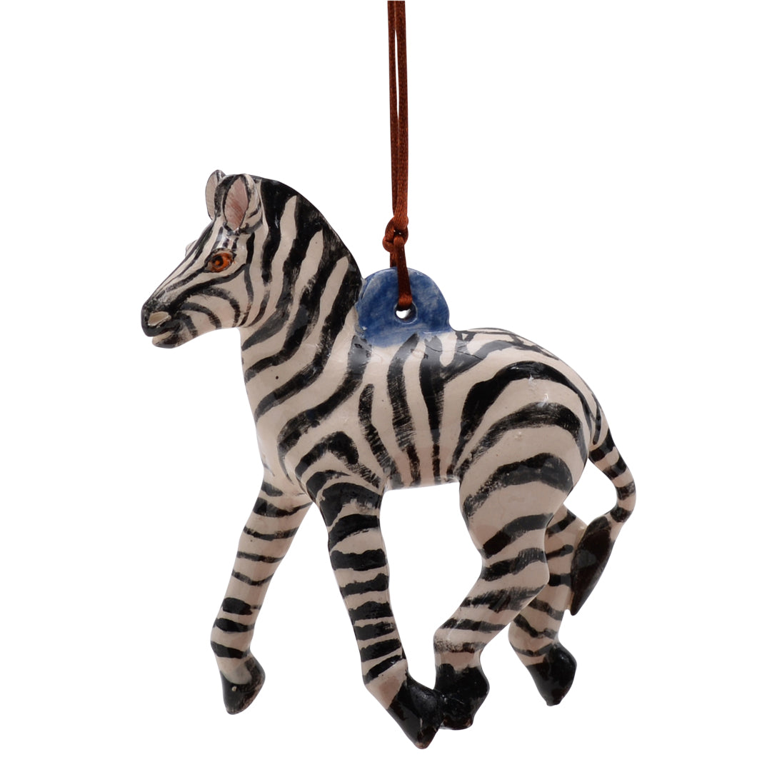 Zebra ornament